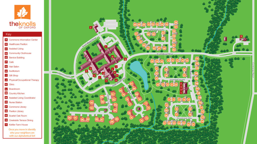 Maple Knoll map